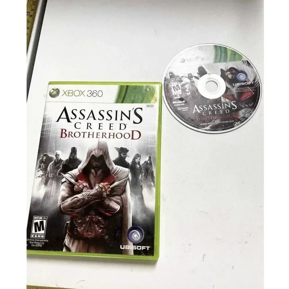 Assassin's‎ Creed Brotherhood Xbox 360 Ubisoft Action Adventure Game